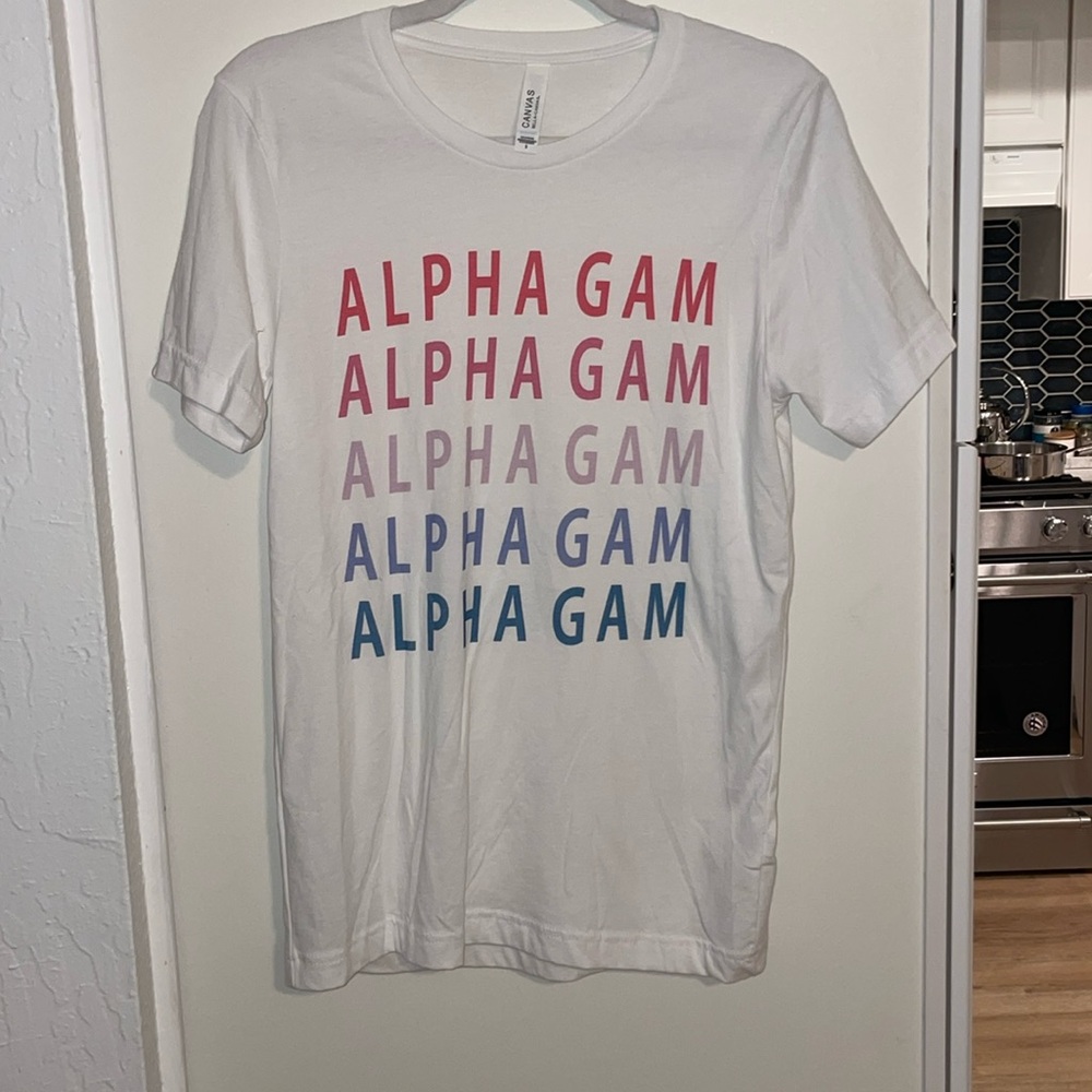 Bella Canvas Alpha Gam Tee | S